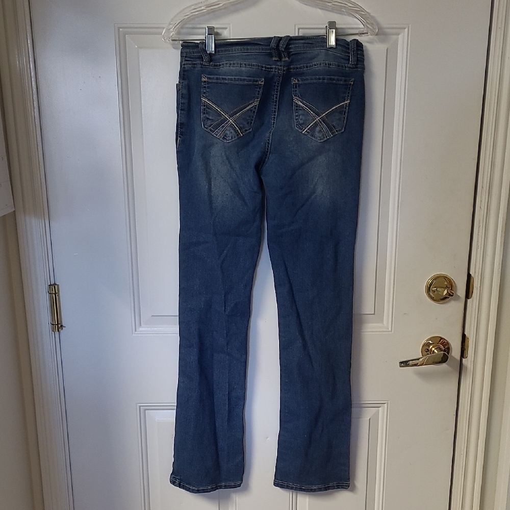 Wallflower Women's Denim Boot Cut Jeans - Picture 3 of 5